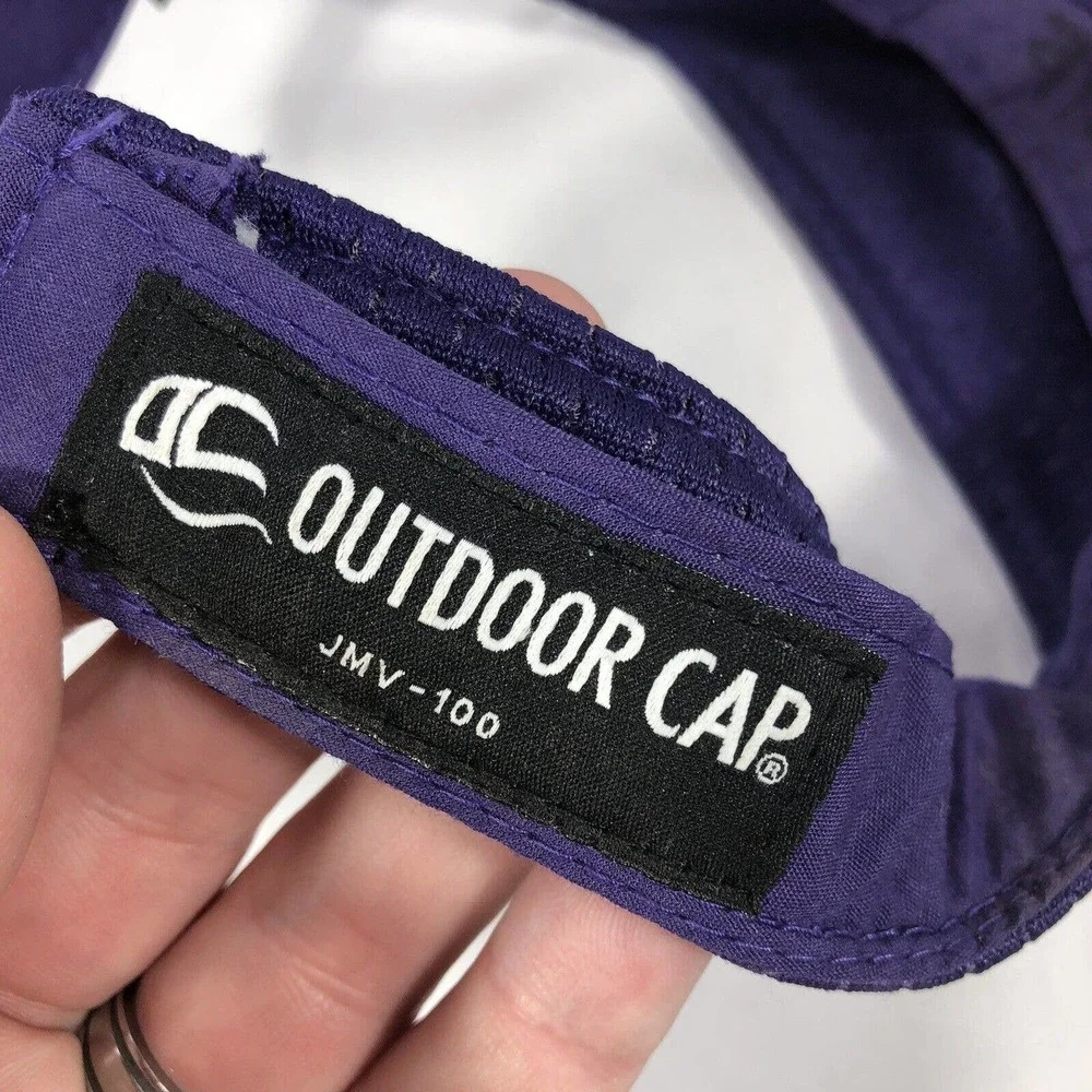 HORNET BASEBALL VISOR OUTDOOR CAP HAT PURPLE ONE SIZE FITS MOST ADJUSTABLE OSFM